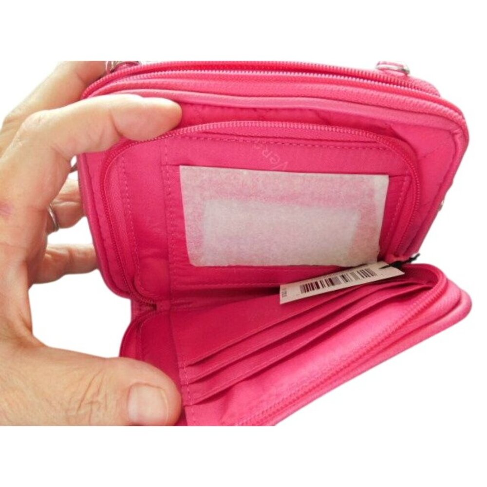 Vera Bradley On The Square Wristlet Crossbody Wallet Mini Handbag NWT $78 - Picture 4 of 5